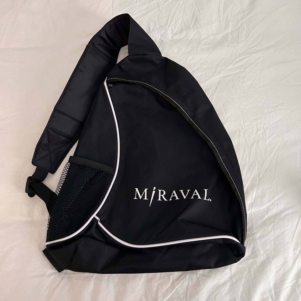 Miraval Spa Resort Shoulder Bag, Black